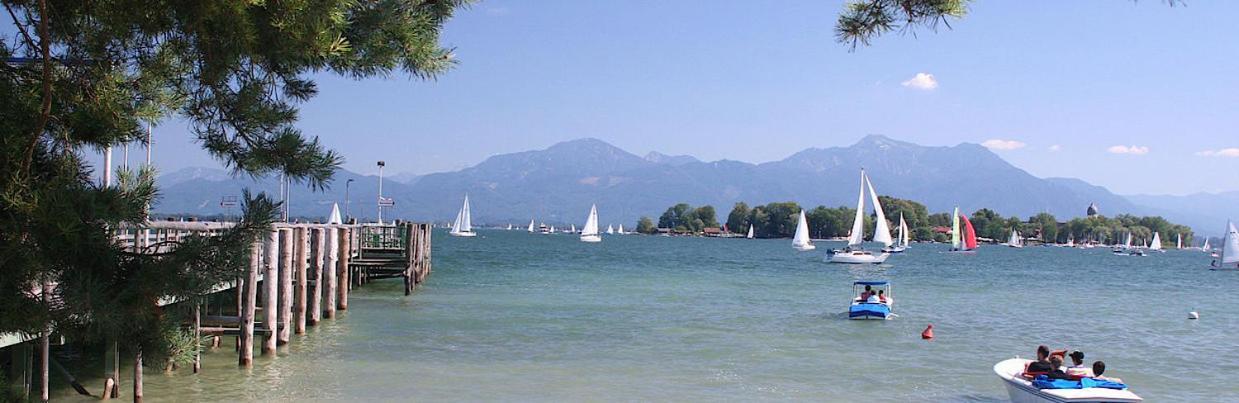 Uniqe I 95Qm I Bergblick I Garten I Bbq I Seenah Prien am Chiemsee Exterior photo